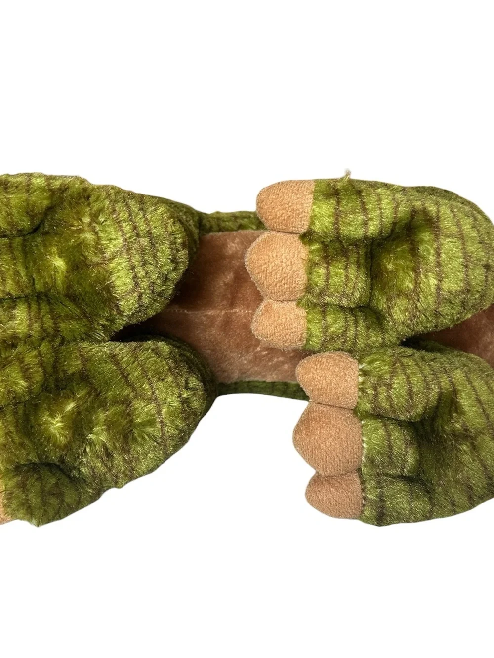 Fiesta Vtg Stuffed Plush Green Jumbo Dinosaur Large 36” Brontosaurus Nursery Tan